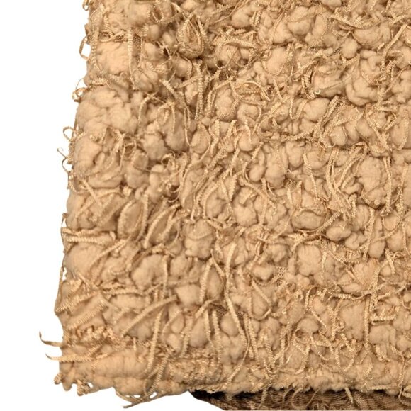 Boho Mystree Vest Sleeveless Textured Hippie Tan Womens Large - Picture 6 of 6